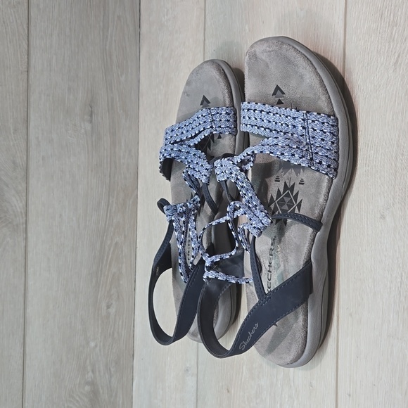 Skechers Women Reggae Slim Outdoor Sandals Flats shoes sz 8 - Picture 3 of 12